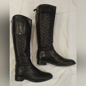 Tory Burch Claremont Quilted Leather Boots